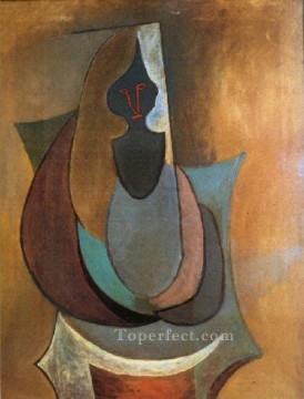 Pablo Picasso Painting - Character 1917 cubism Pablo Picasso